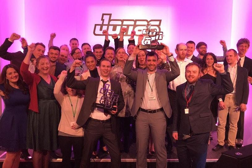 Fitronics Award Winners The Fitronics team with their awards