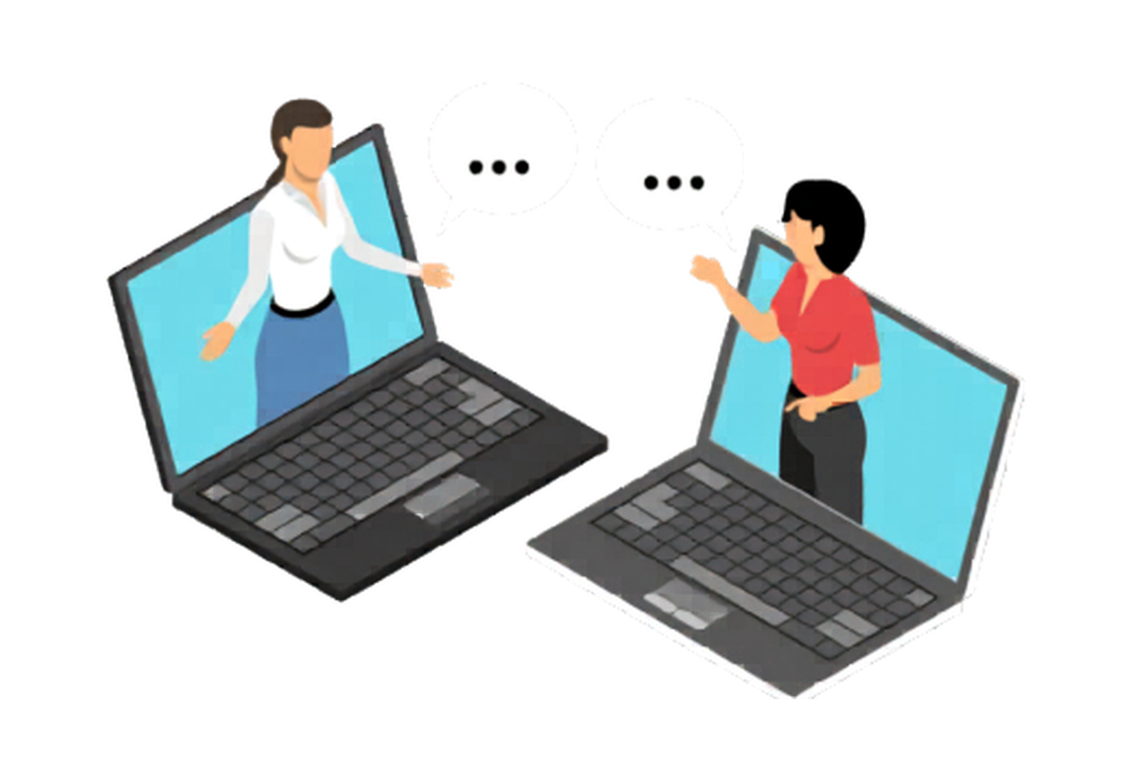 Girl on Computer (1)