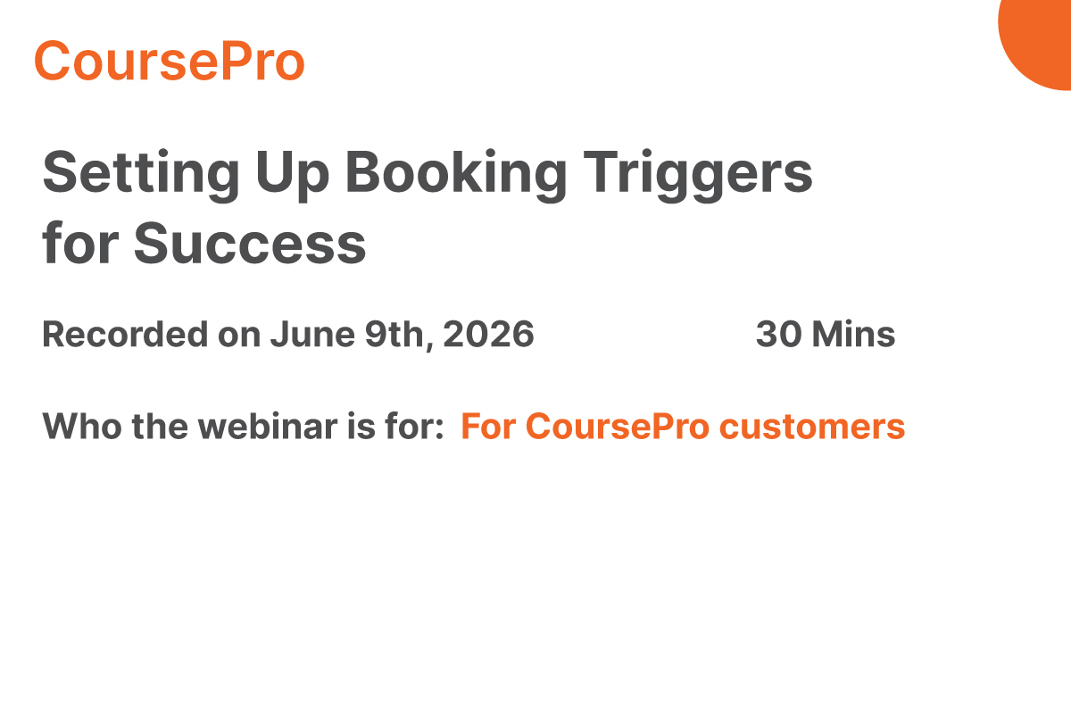 Setting Up Booking Triggers for Success Recorded Setting Up Booking Triggers for Success Recorded